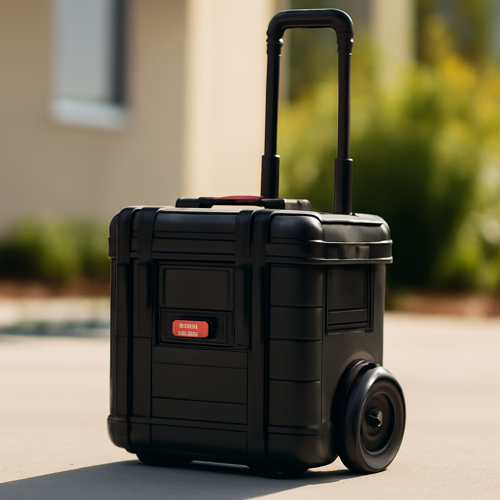 Rasentrimmer – Anwendung im Garten (KI)